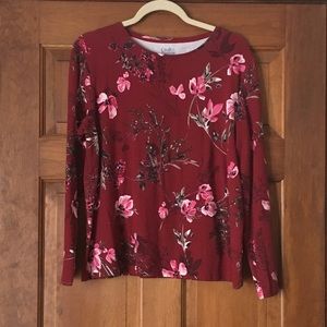 Croft & Barrow Classic Crew Neck Long Sleeve Tee